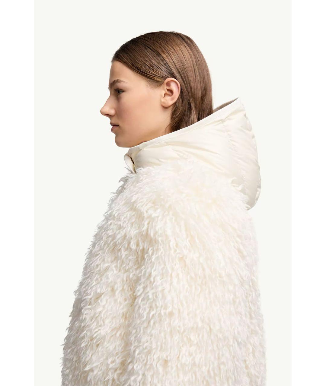 MONCLER Бежевый пуховик, фото 4
