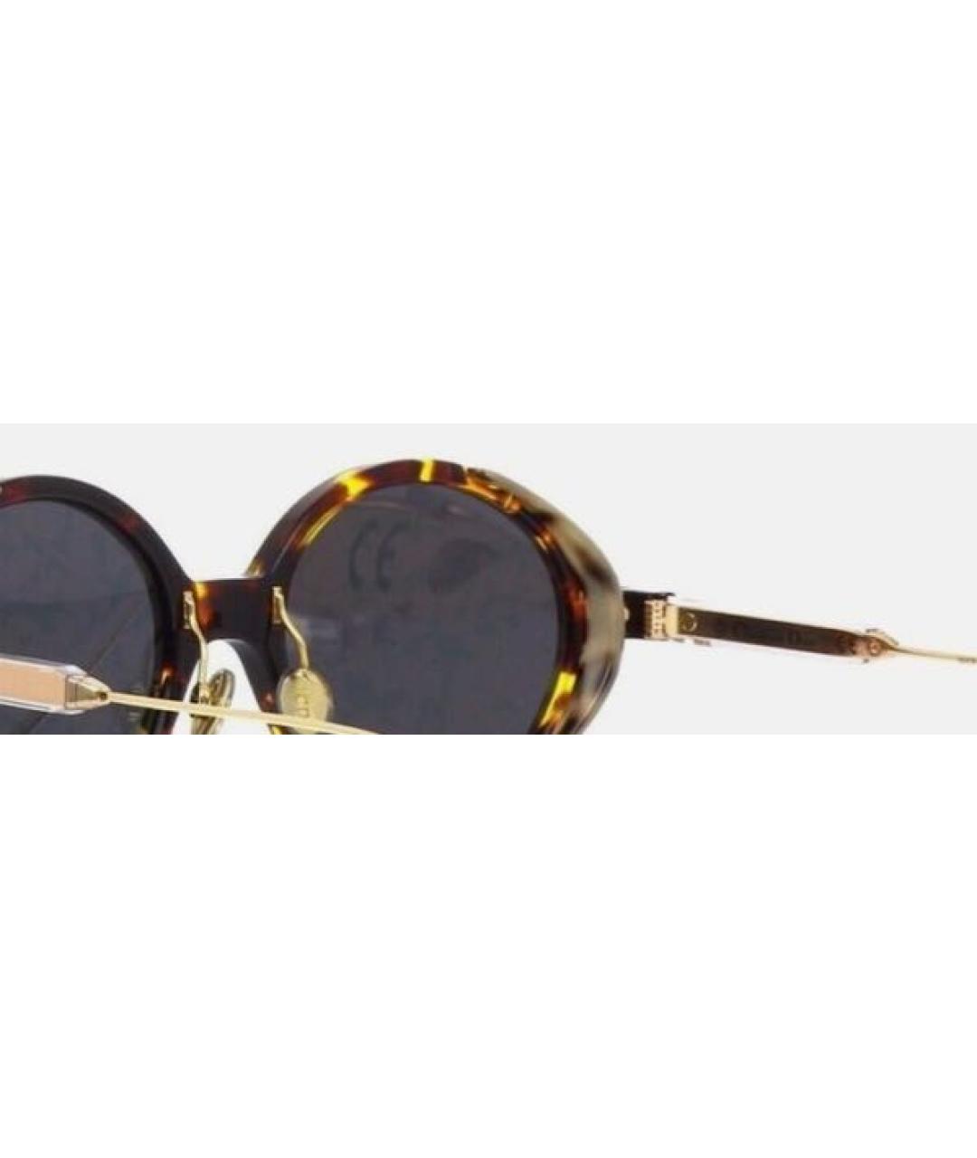 CHRISTIAN DIOR Фуксия пластиковые солнцезащитные очки, фото 3