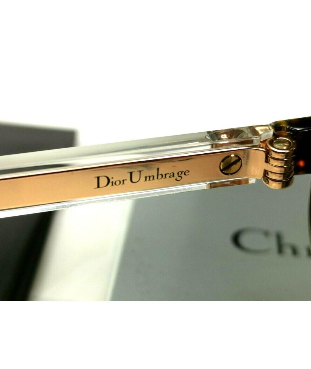 CHRISTIAN DIOR Фуксия пластиковые солнцезащитные очки, фото 5