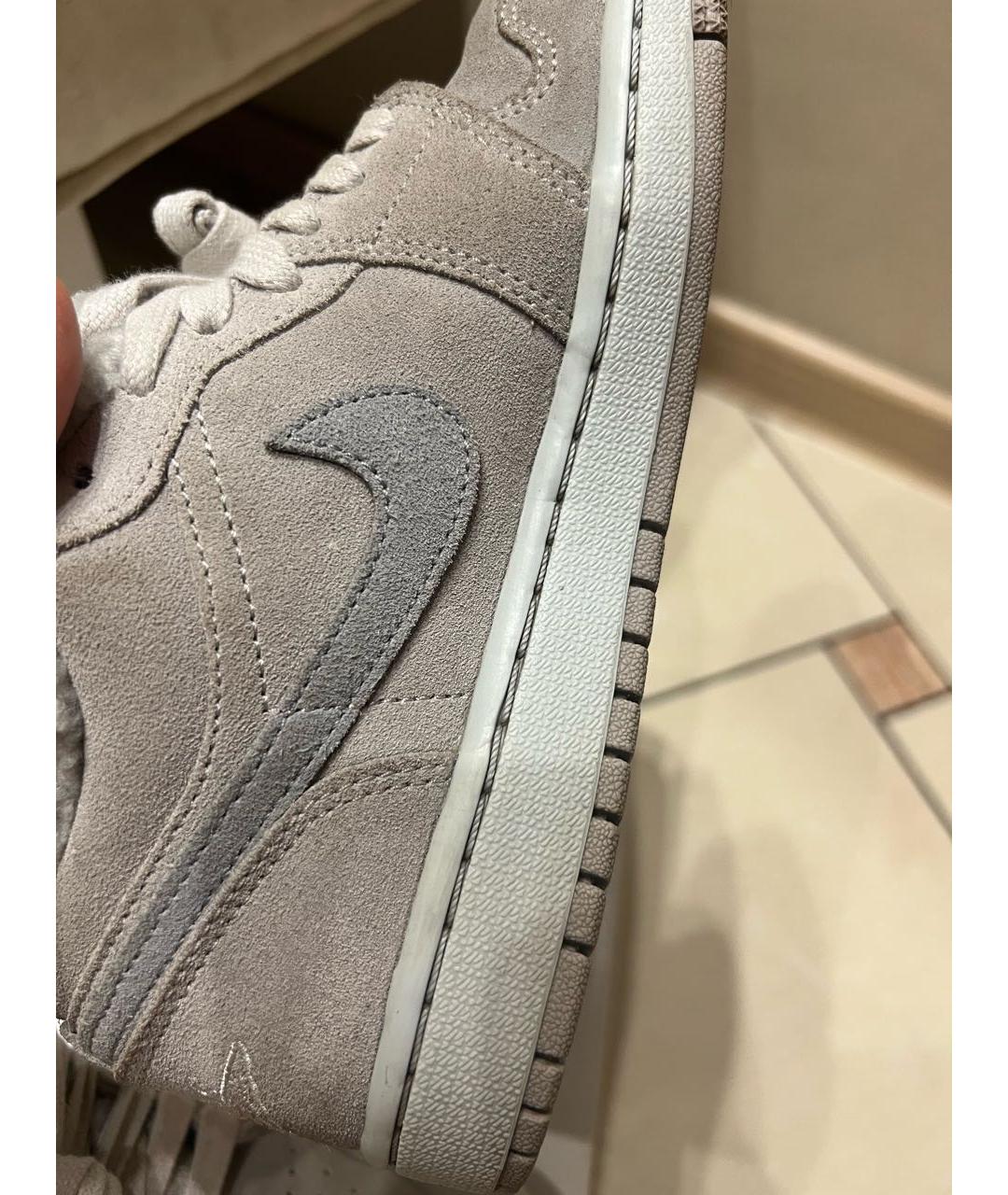 JORDAN Серые замшевые кроссовки, фото 5