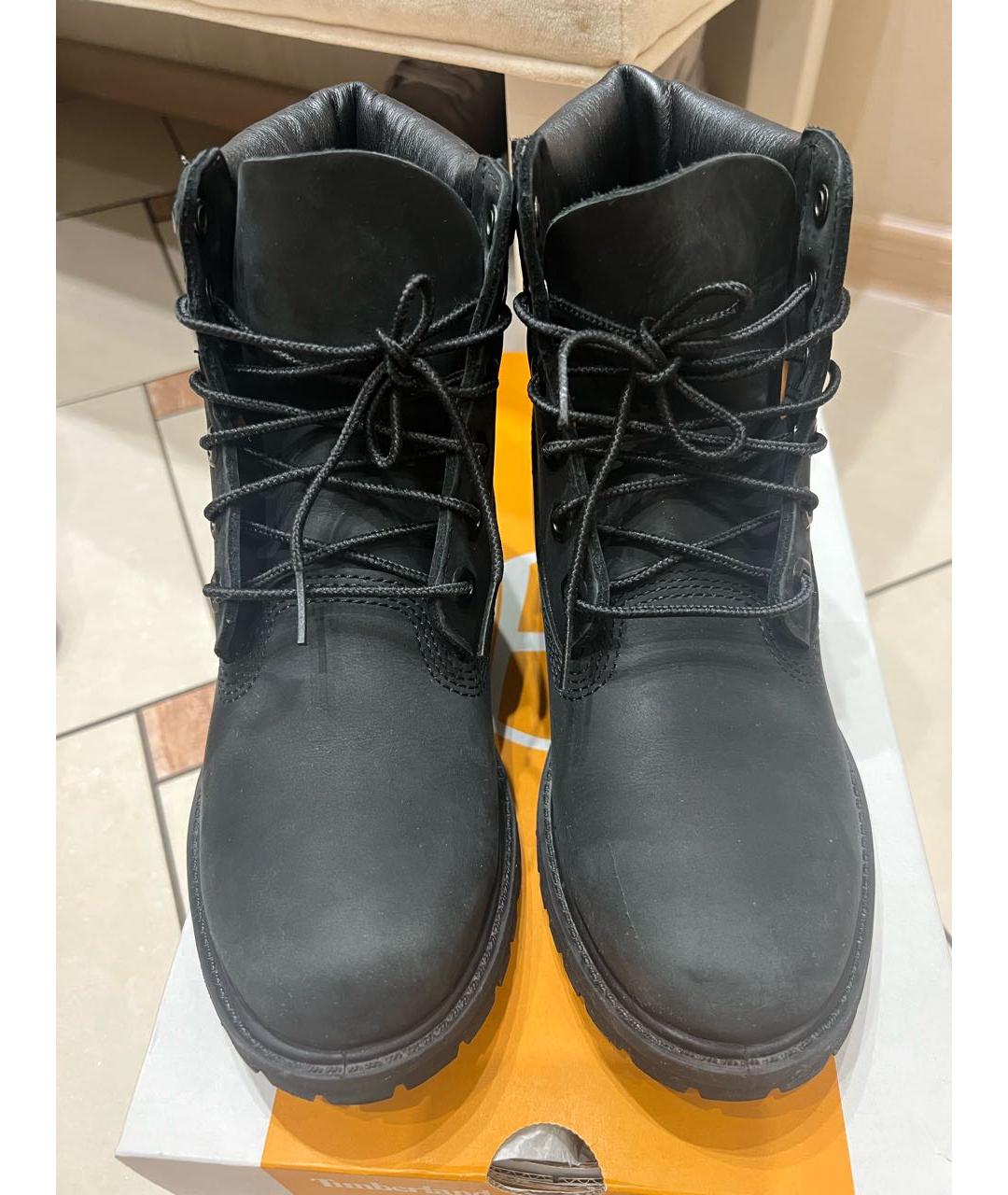 TIMBERLAND Черные нубуковые ботинки, фото 2
