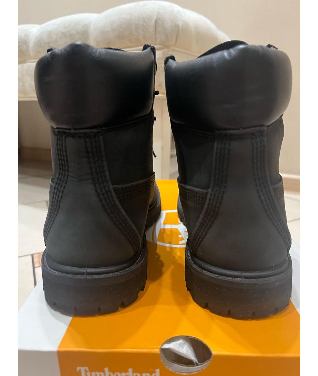 TIMBERLAND Черные нубуковые ботинки, фото 4