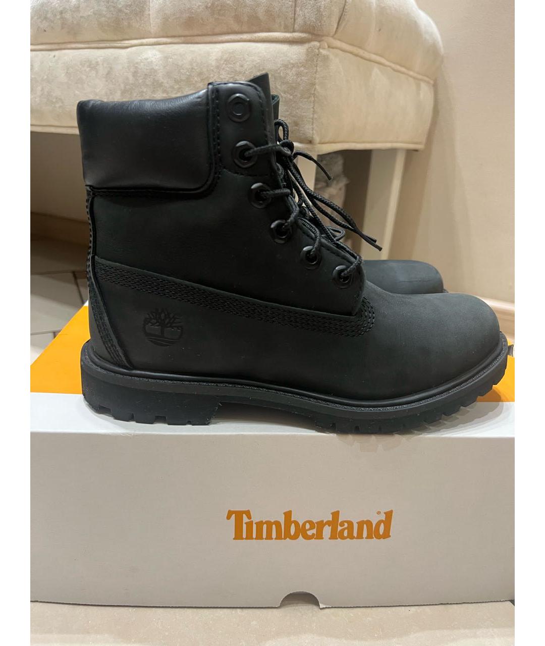 TIMBERLAND Черные нубуковые ботинки, фото 9