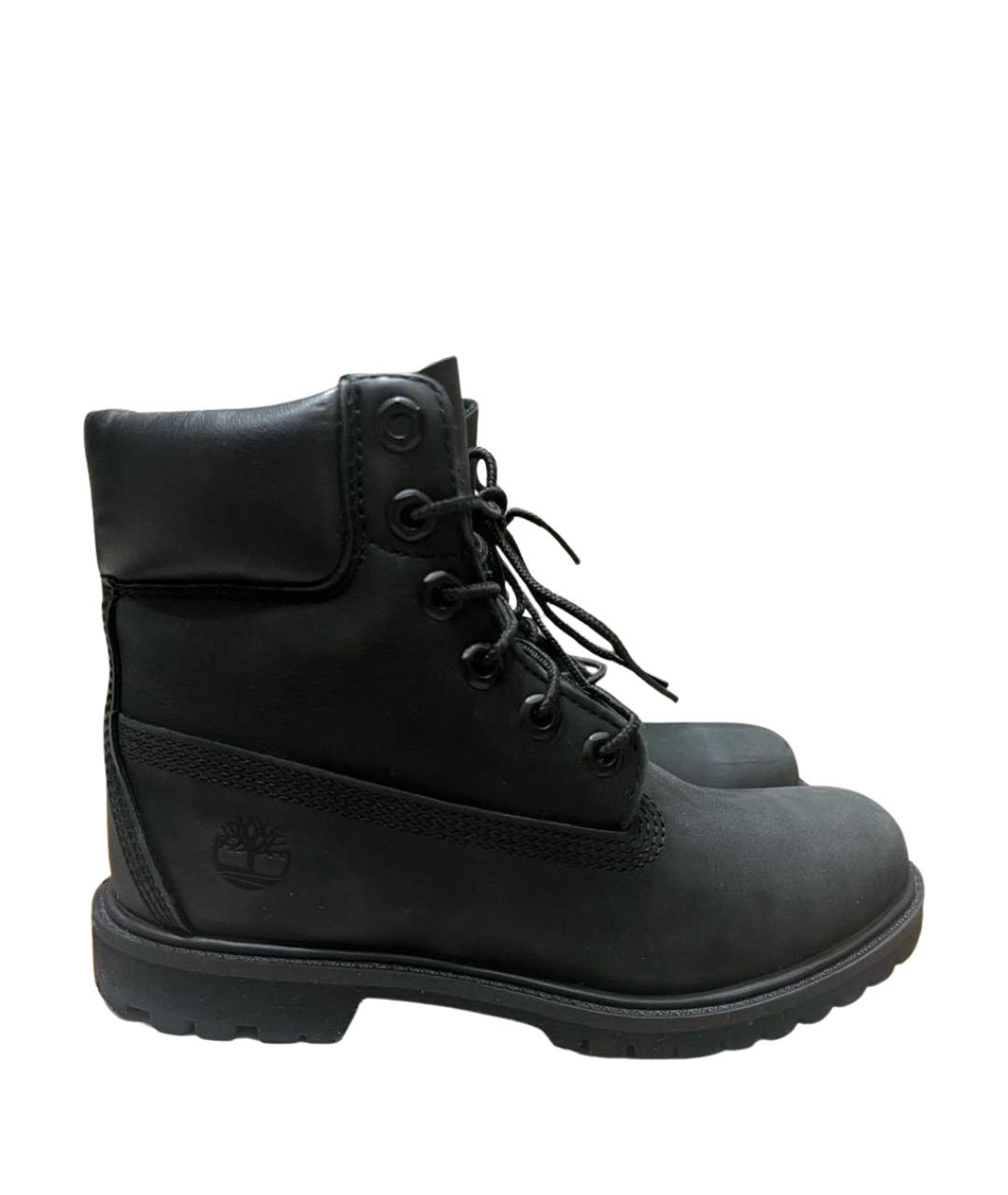 TIMBERLAND Черные нубуковые ботинки, фото 1