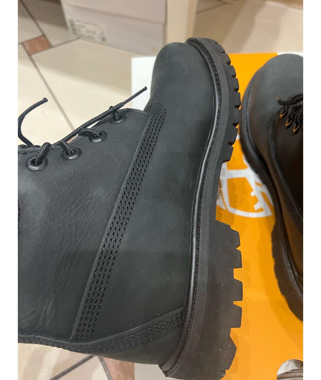 TIMBERLAND Черные нубуковые ботинки, фото 6