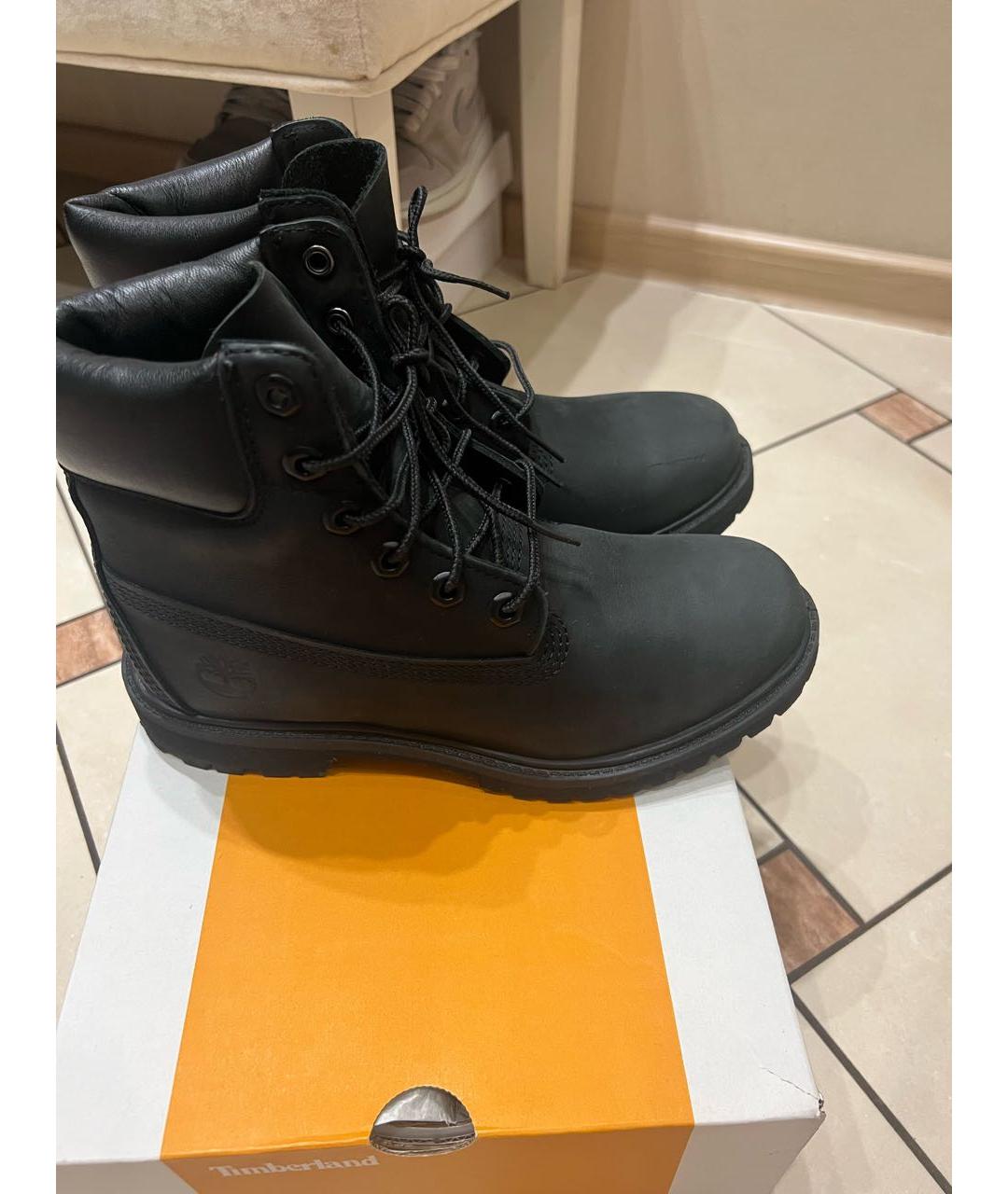 TIMBERLAND Черные нубуковые ботинки, фото 7