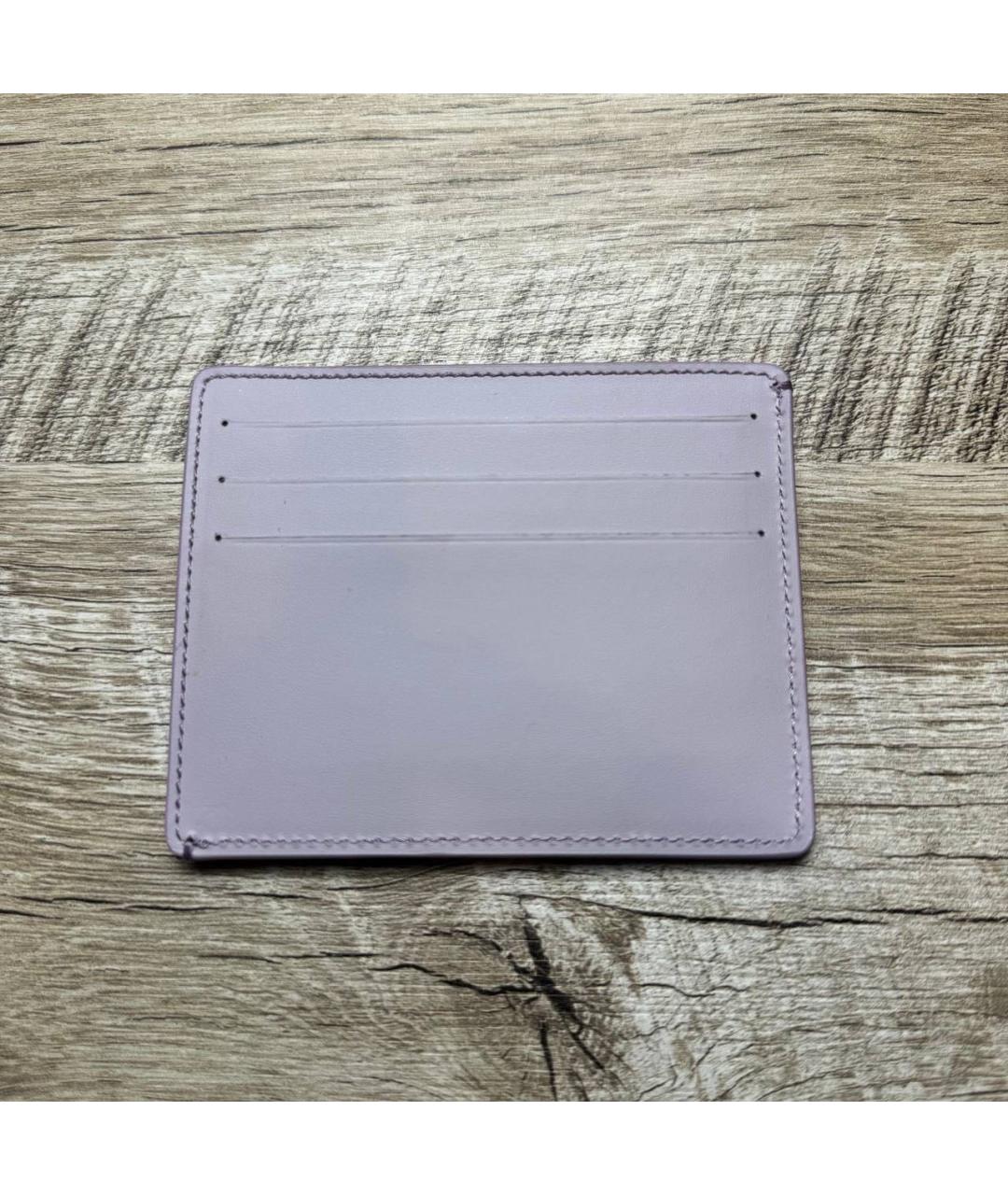 MAISON MARGIELA Фиолетовая кожаная визитница, фото 3