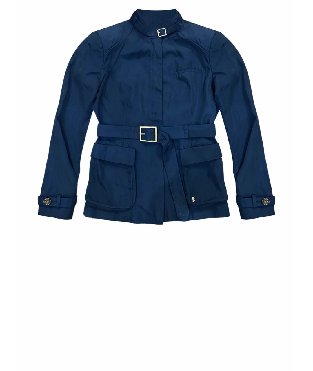 HUGO BOSS Темно-синяя вискозная куртка, фото 1