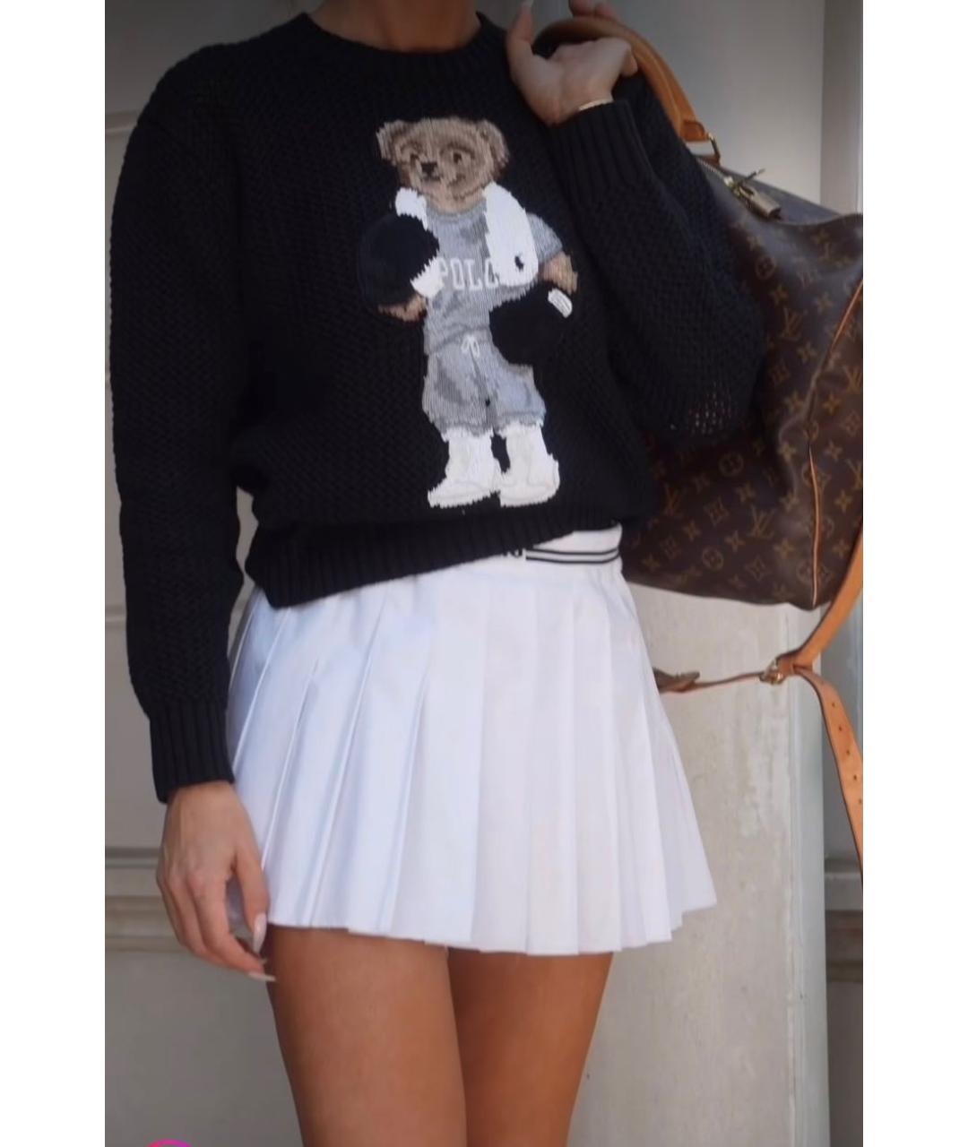 POLO RALPH LAUREN Черный хлопковый джемпер / свитер, фото 6