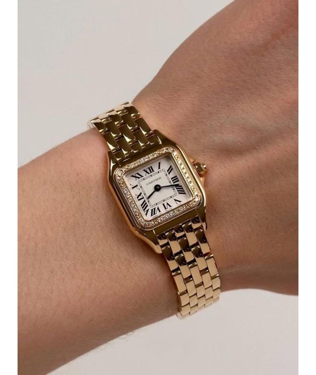 CARTIER Золотые часы из желтого золота, фото 2