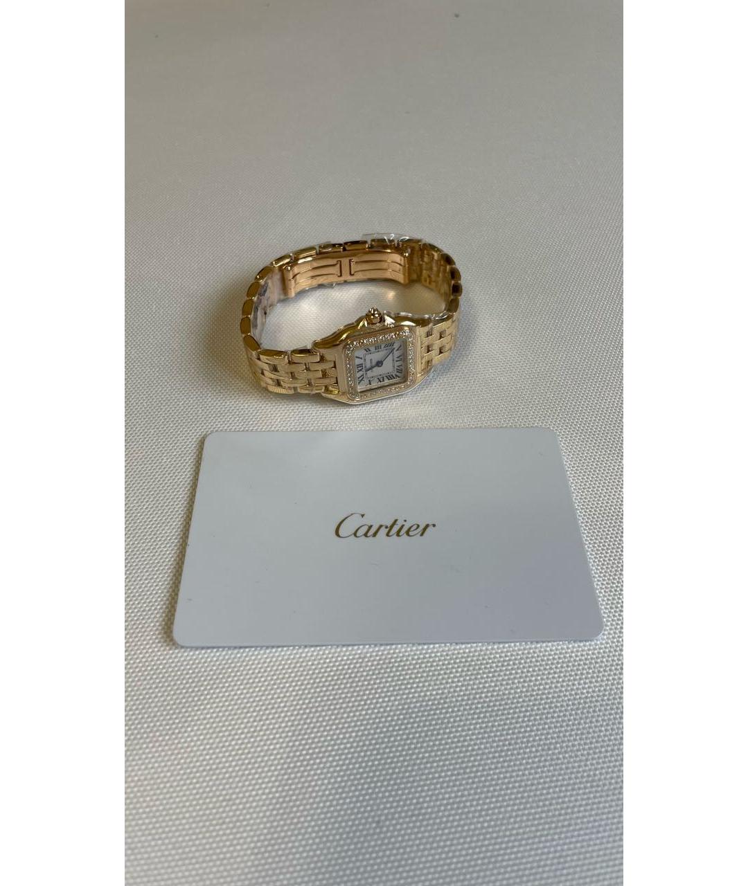 CARTIER Золотые часы из желтого золота, фото 4