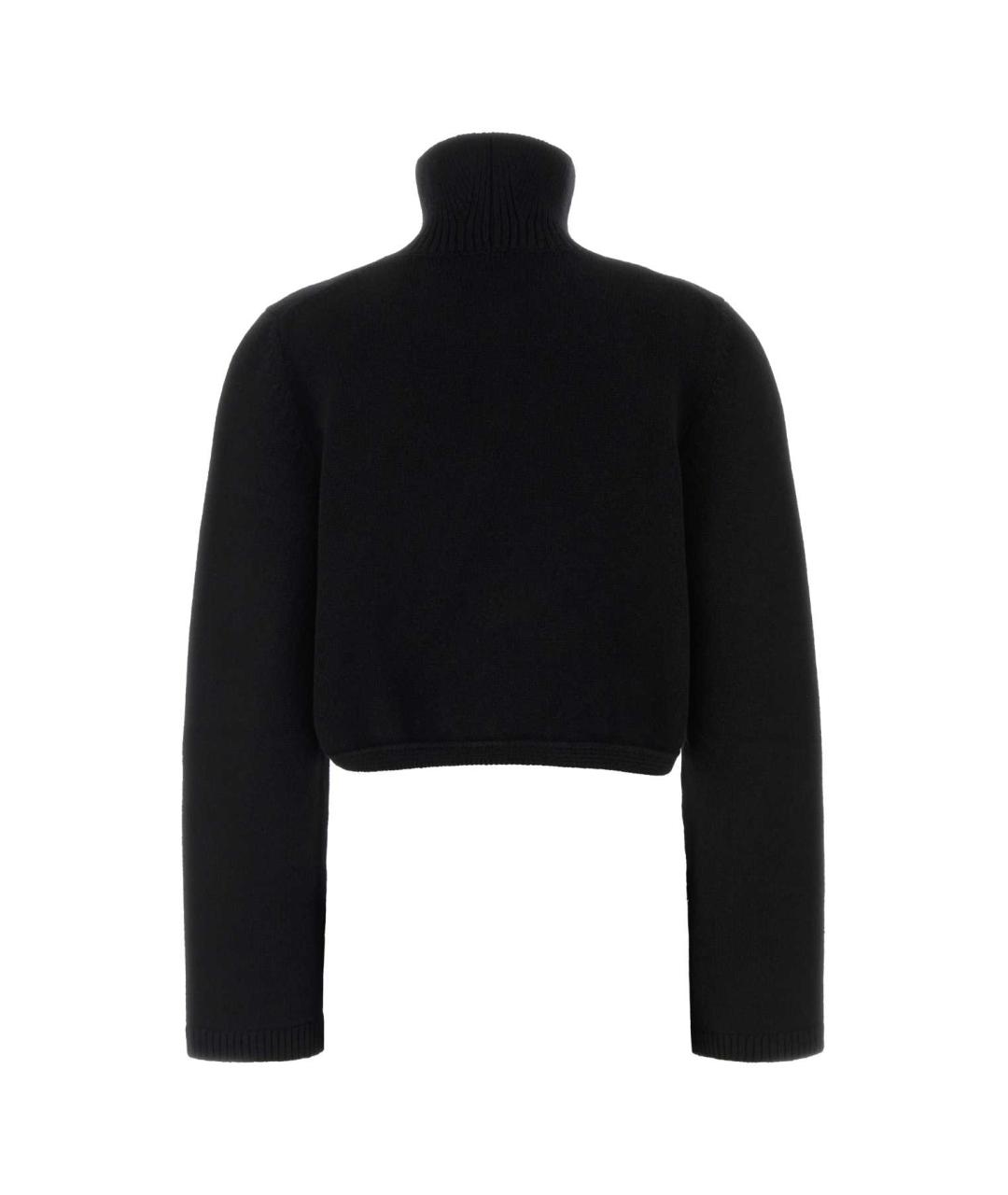 ALAIA Черный кашемировый джемпер / свитер, фото 2
