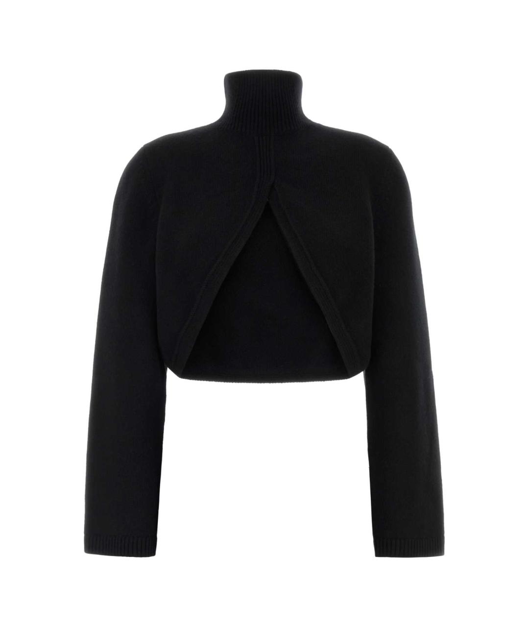 ALAIA Черный кашемировый джемпер / свитер, фото 1