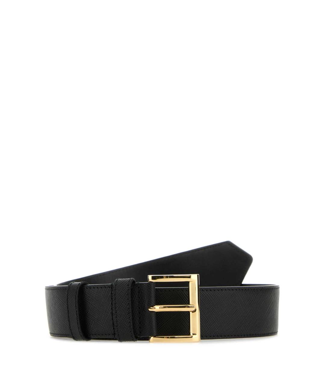 PRADA Черный кожаный ремень, фото 1