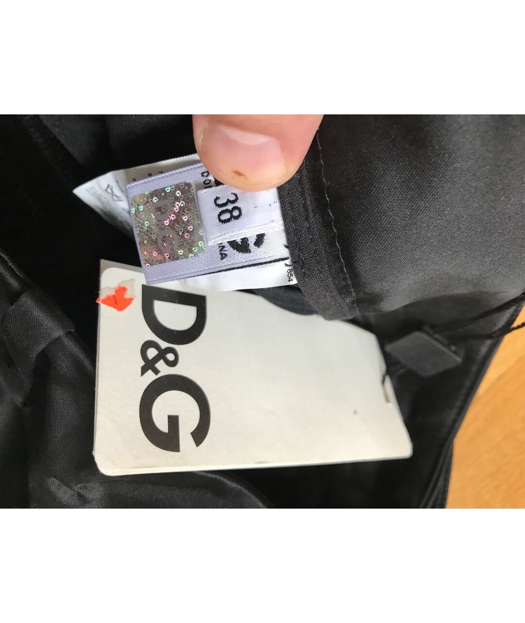 DOLCE&GABBANA Черные ацетатные брюки узкие, фото 4
