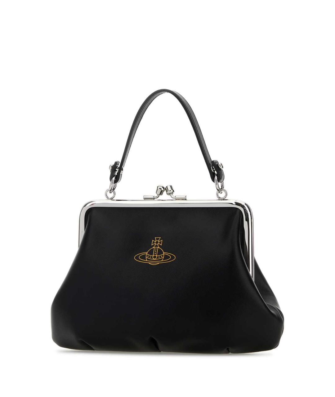 VIVIENNE WESTWOOD Черная сумка с короткими ручками, фото 2