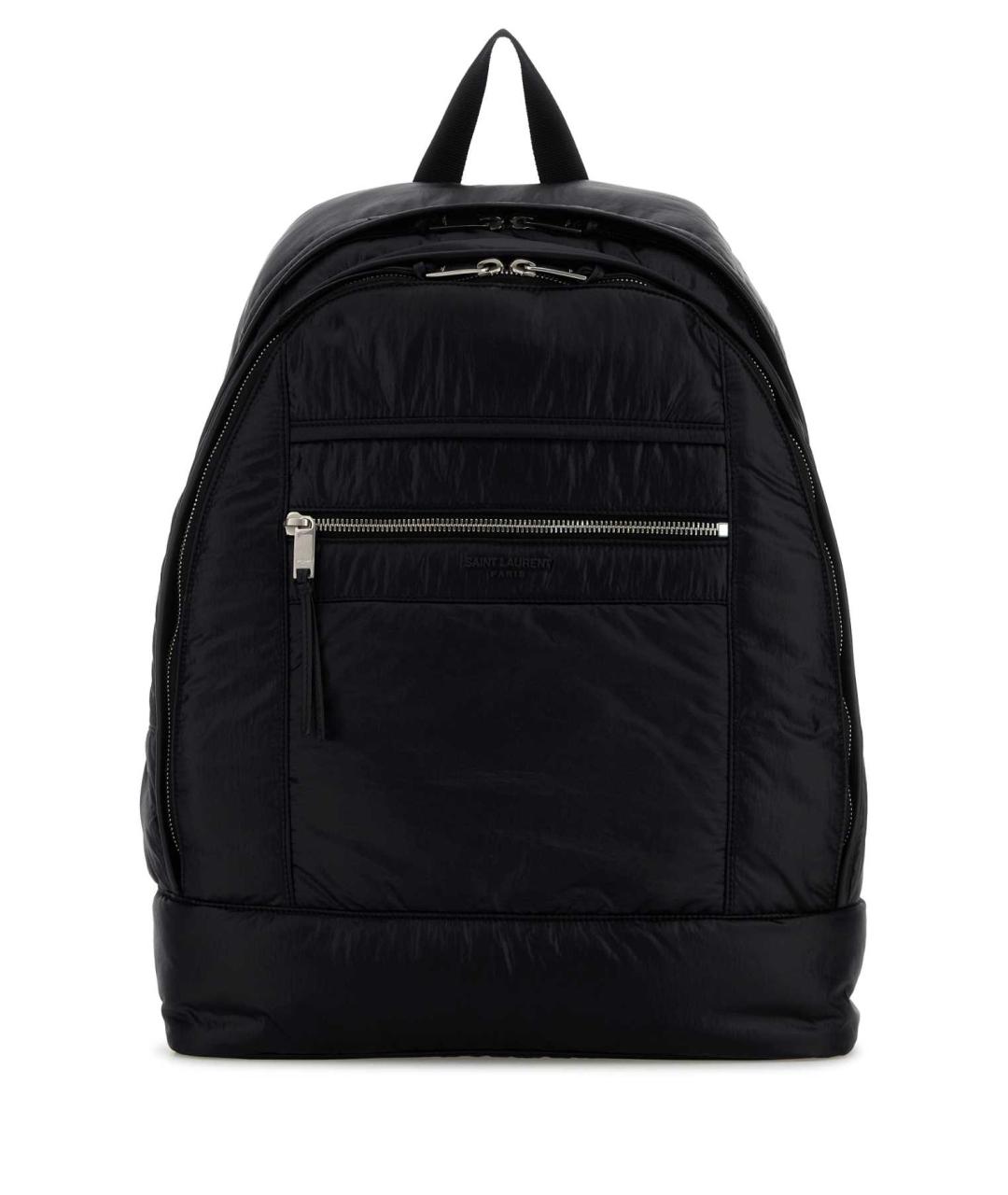 SAINT LAURENT Черный тканевый рюкзак, фото 1