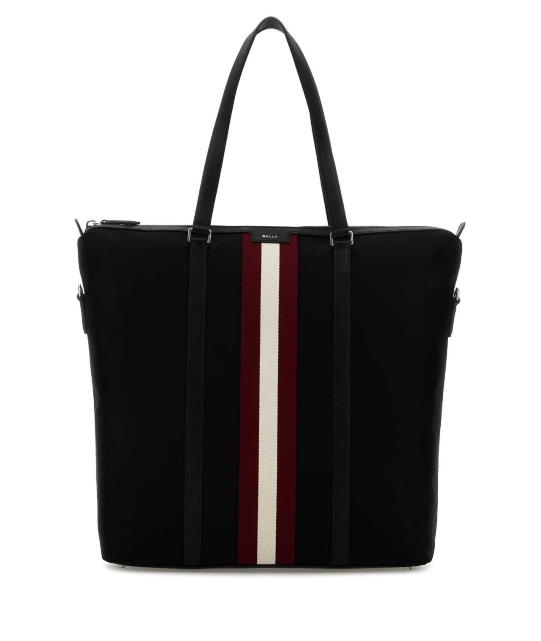 BALLY Черная тканевая сумка на плечо, фото 1