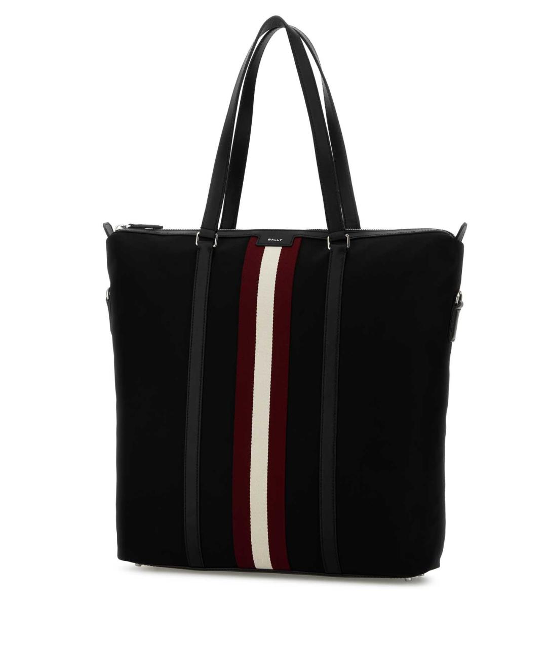 BALLY Черная тканевая сумка на плечо, фото 2