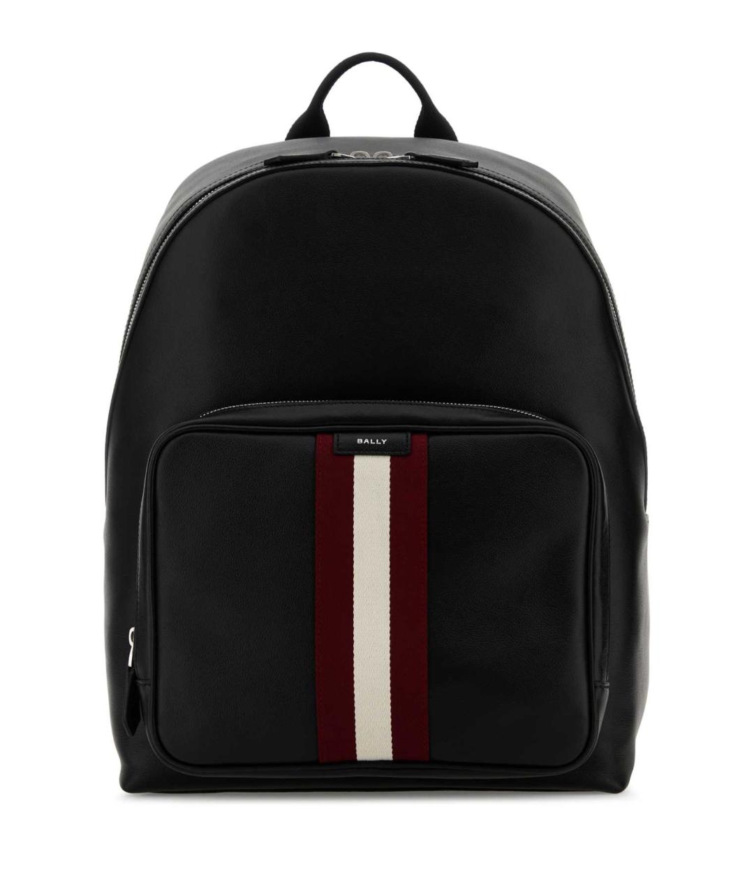 BALLY Черный кожаный рюкзак, фото 1
