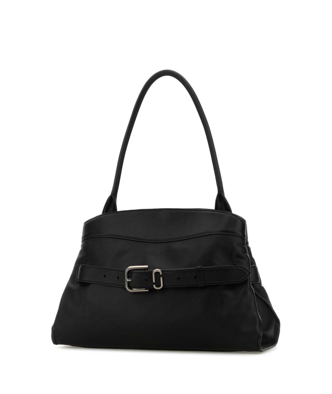 MARC JACOBS Черная кожаная сумка с короткими ручками, фото 2