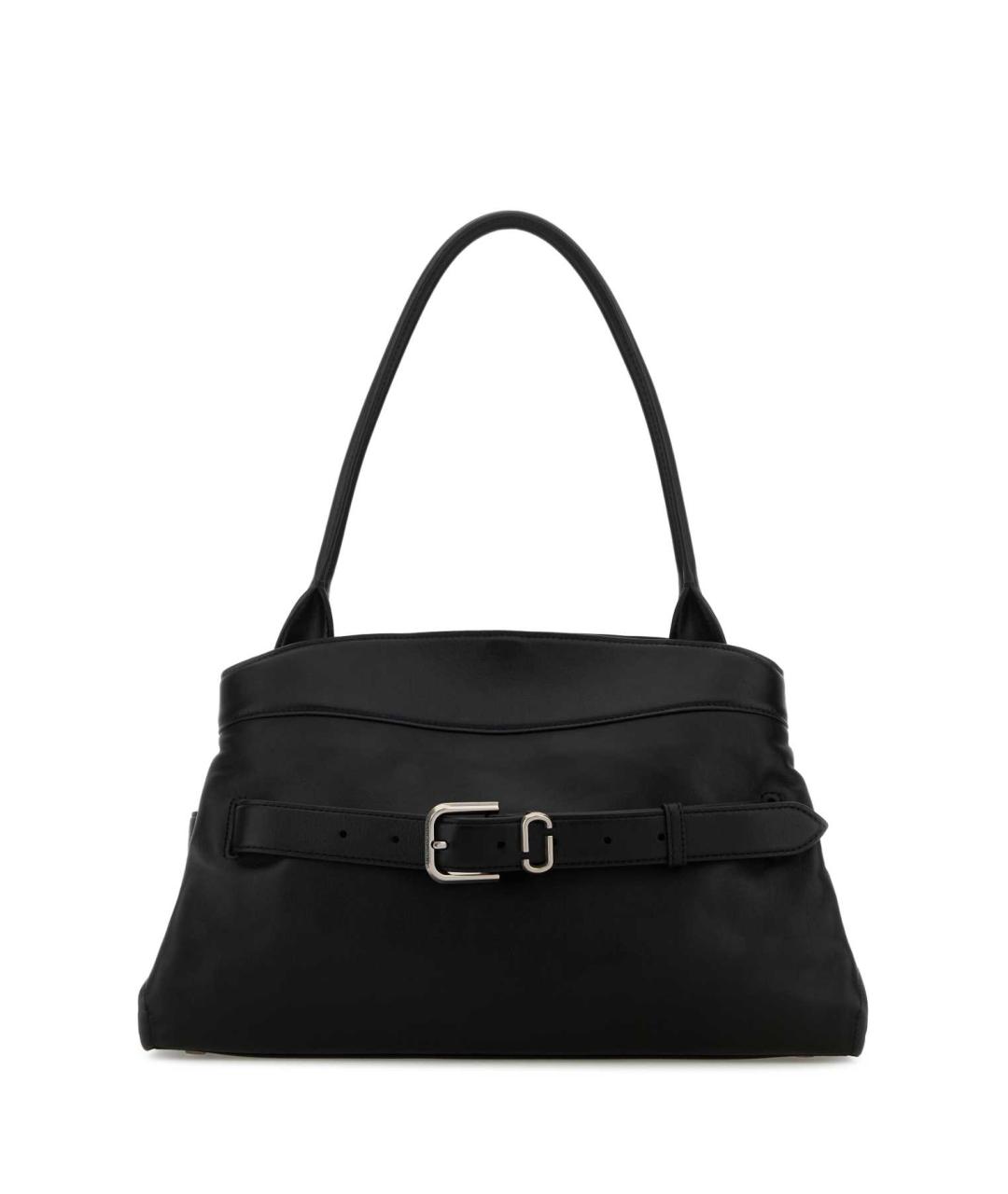 MARC JACOBS Черная кожаная сумка с короткими ручками, фото 1