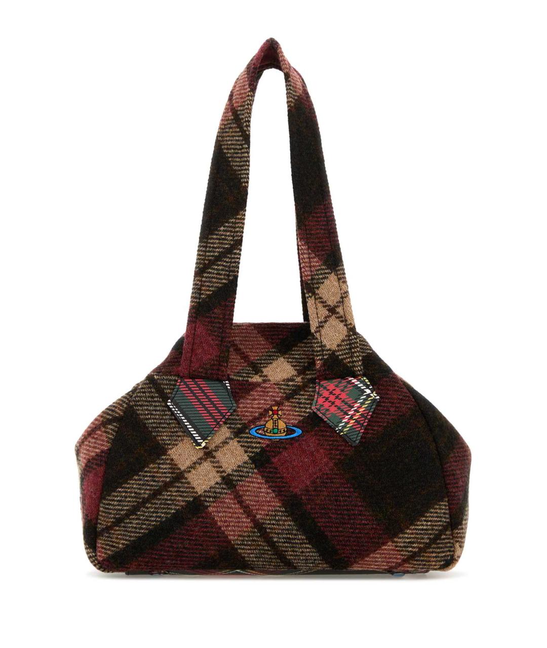 VIVIENNE WESTWOOD Мульти хлопковая сумка с короткими ручками, фото 1