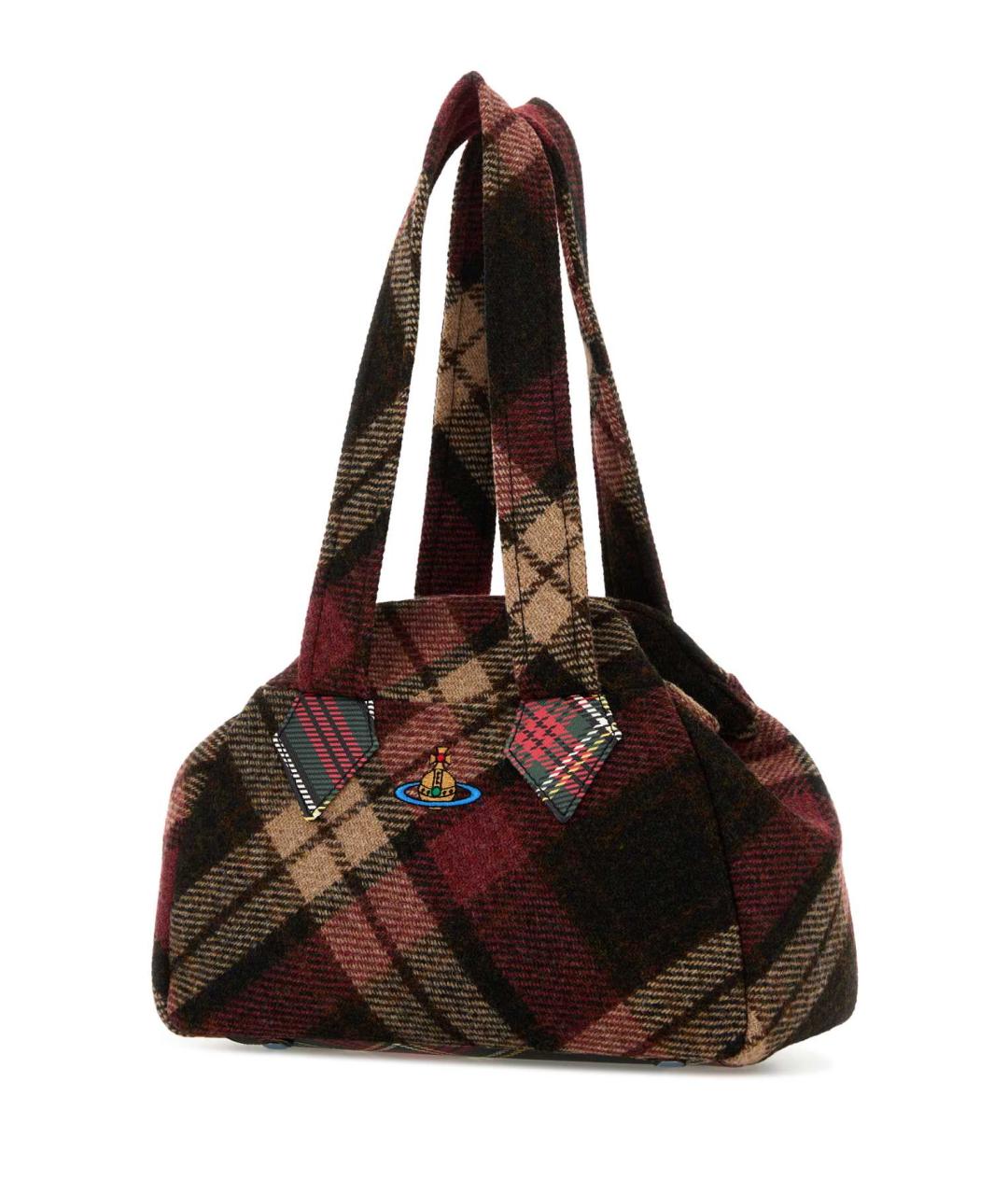 VIVIENNE WESTWOOD Мульти хлопковая сумка с короткими ручками, фото 2