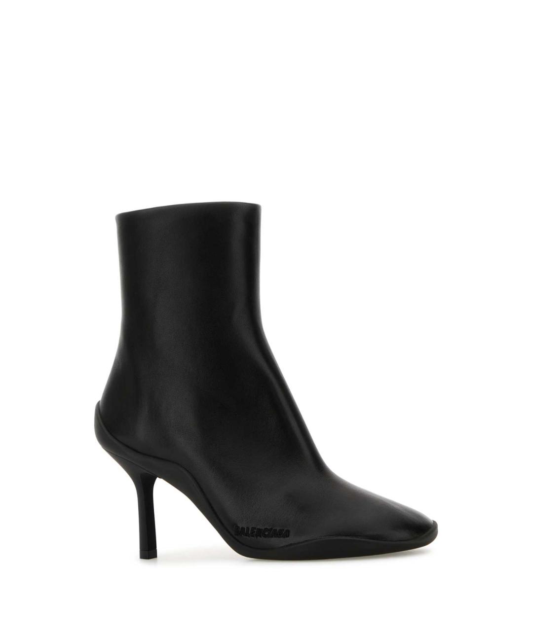 BALENCIAGA Черные кожаные сапоги, фото 2