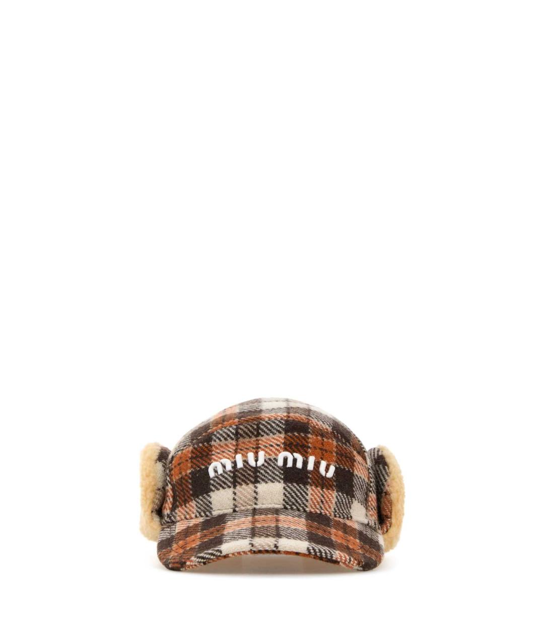MIU MIU Мульти шерстяная панама, фото 1
