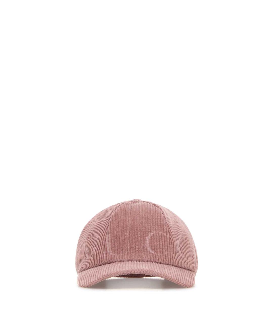 GUCCI Розовая хлопковая кепка, фото 1
