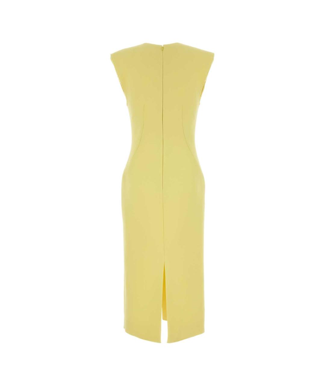 GIVENCHY Желтое шерстяное платье, фото 2