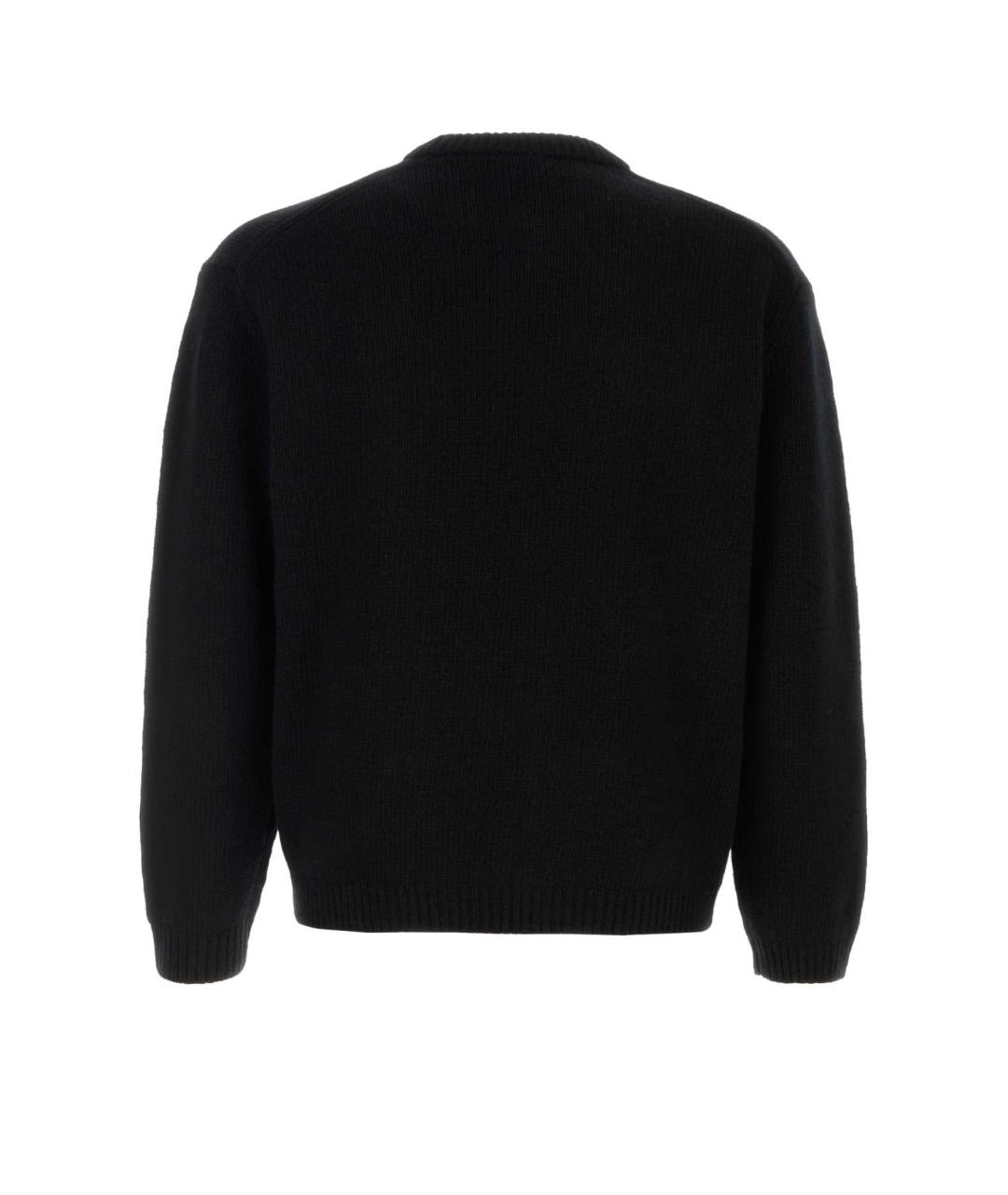 MAISON KITSUNE Черный шерстяной джемпер / свитер, фото 2