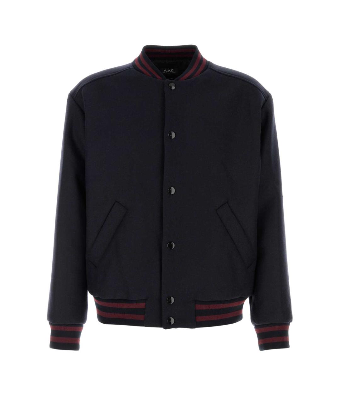 A.P.C. Синяя шерстяная кэжуал рубашка, фото 2