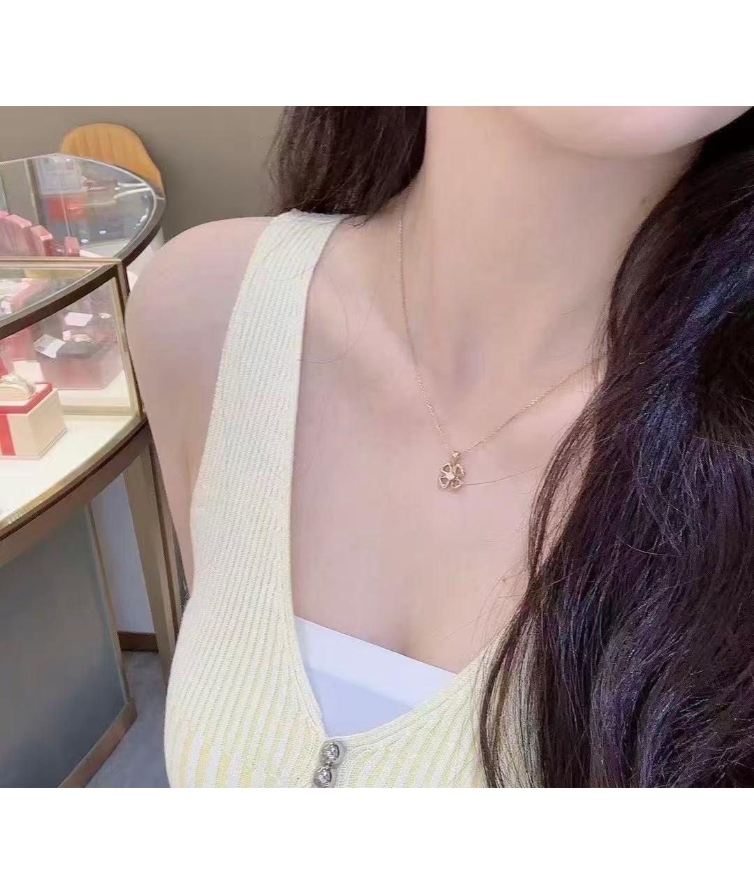 BVLGARI Золотое колье из розового золота, фото 5