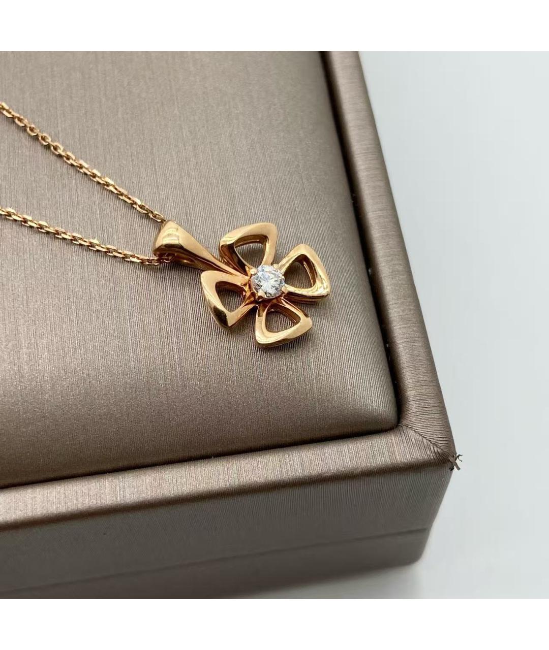 BVLGARI Золотое колье из розового золота, фото 3