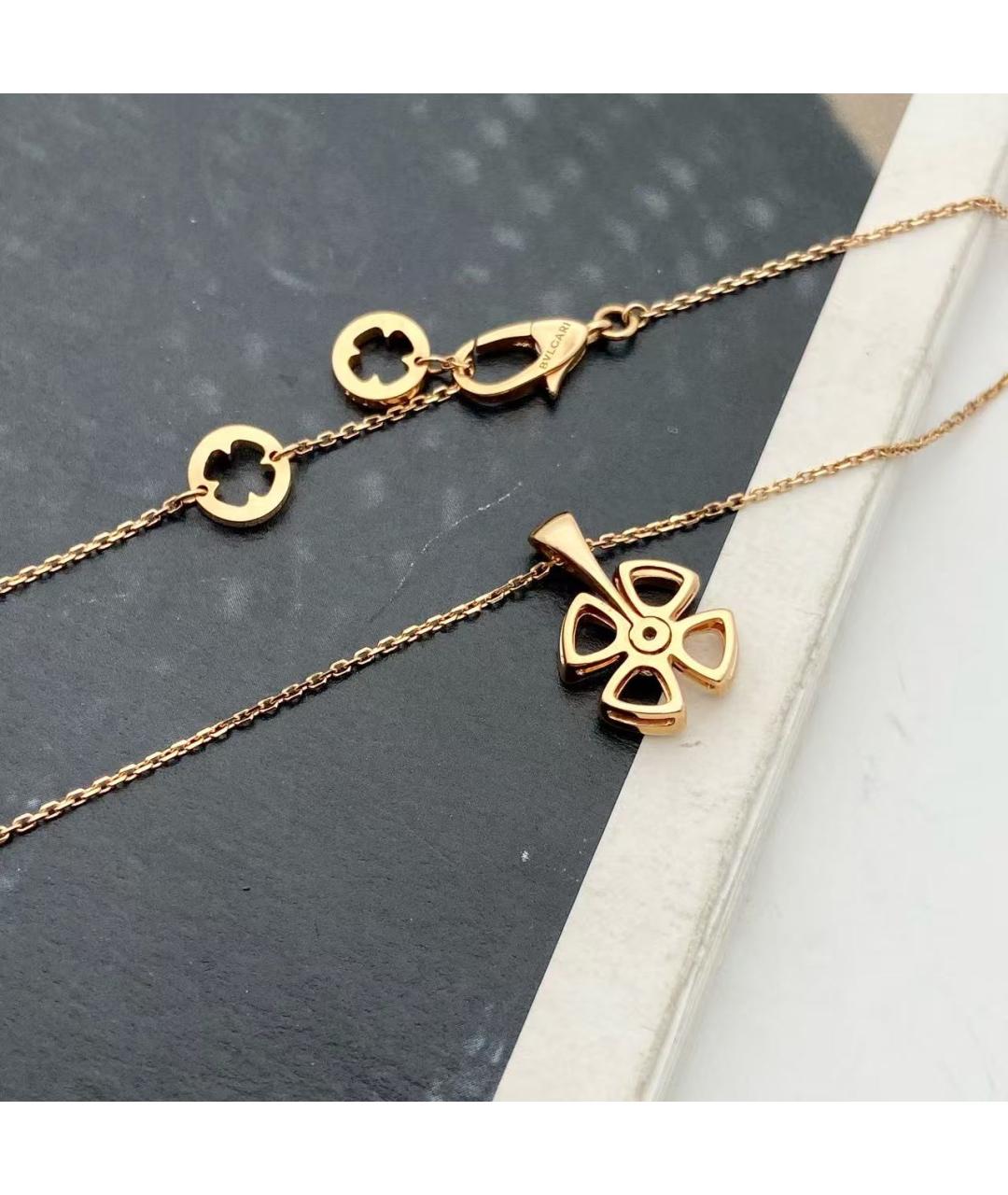 BVLGARI Золотое колье из розового золота, фото 4