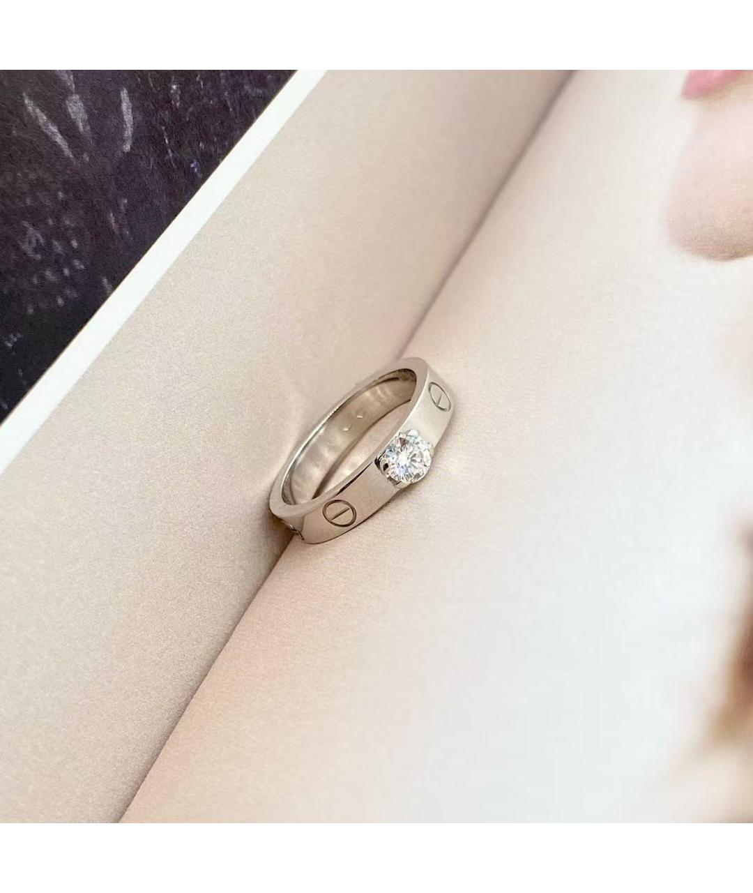 CARTIER Серебряное кольцо из белого золота, фото 5