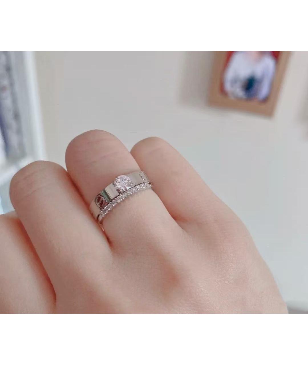 CARTIER Серебряное кольцо из белого золота, фото 6