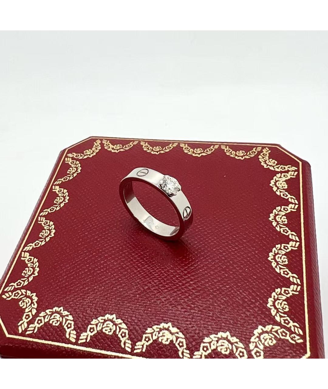 CARTIER Серебряное кольцо из белого золота, фото 3