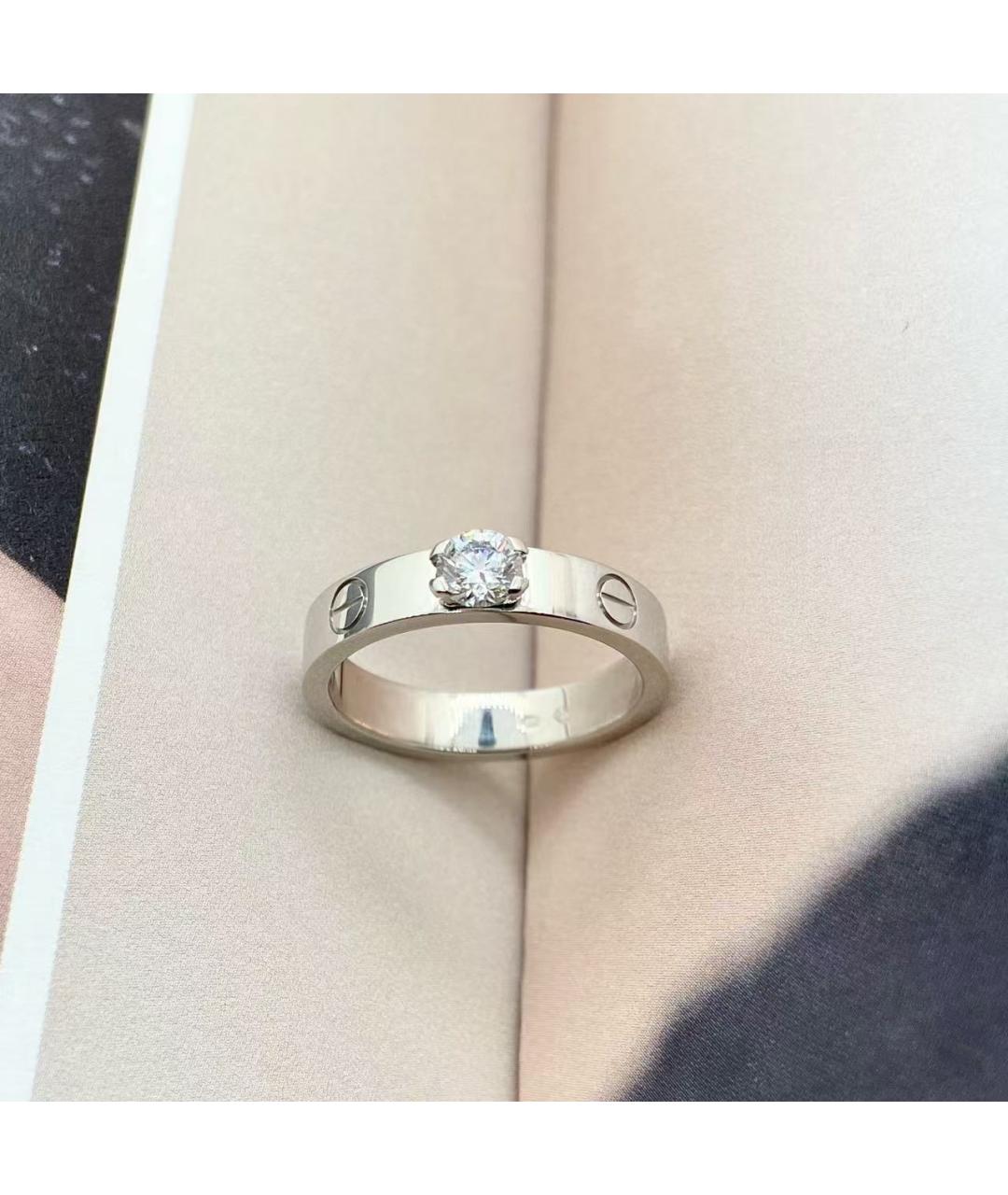 CARTIER Серебряное кольцо из белого золота, фото 4