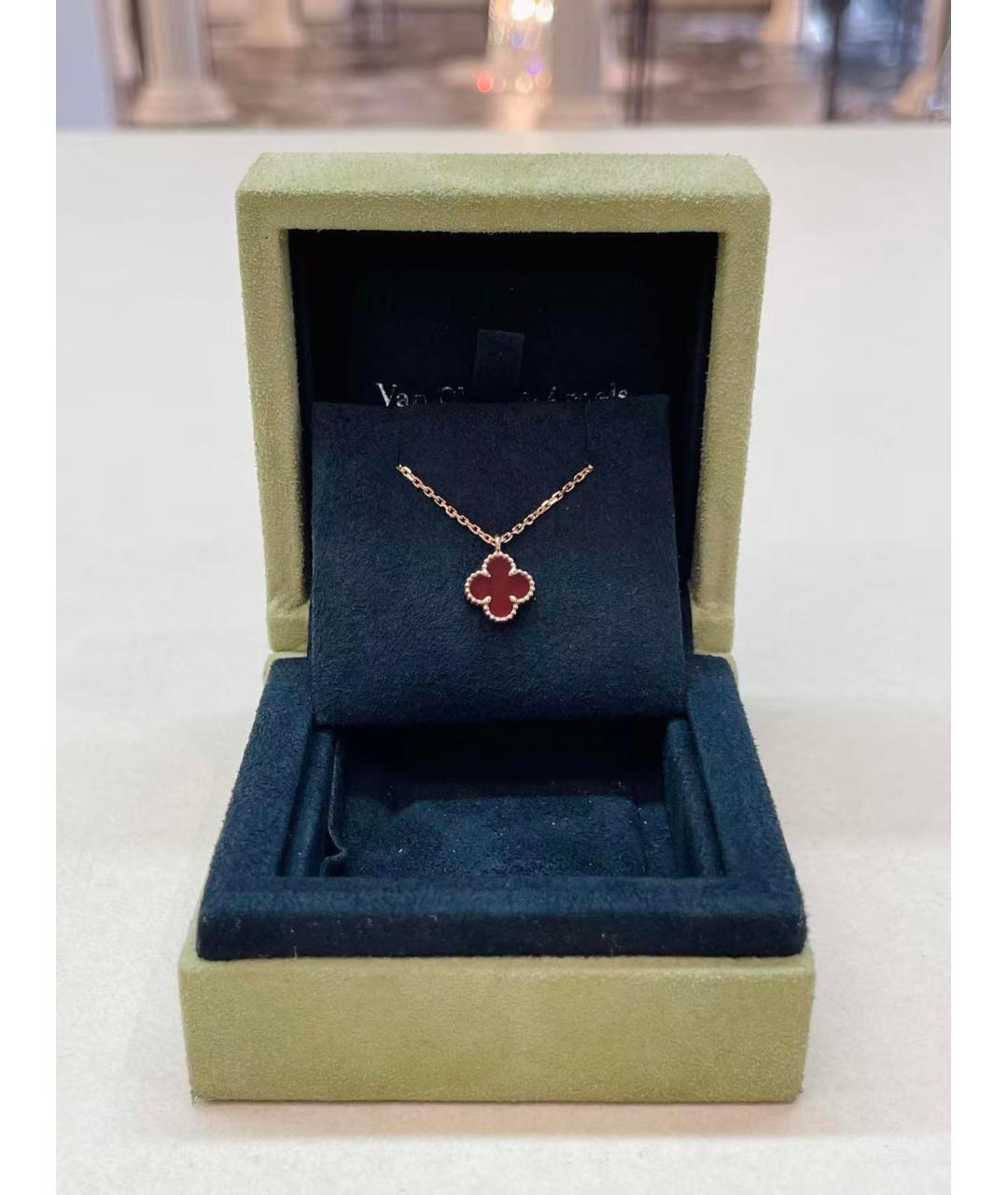 VAN CLEEF & ARPELS Красное колье из желтого золота, фото 2