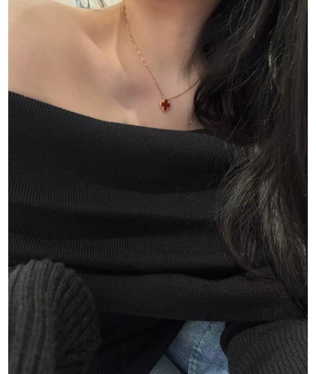 VAN CLEEF & ARPELS Красное колье из желтого золота, фото 4