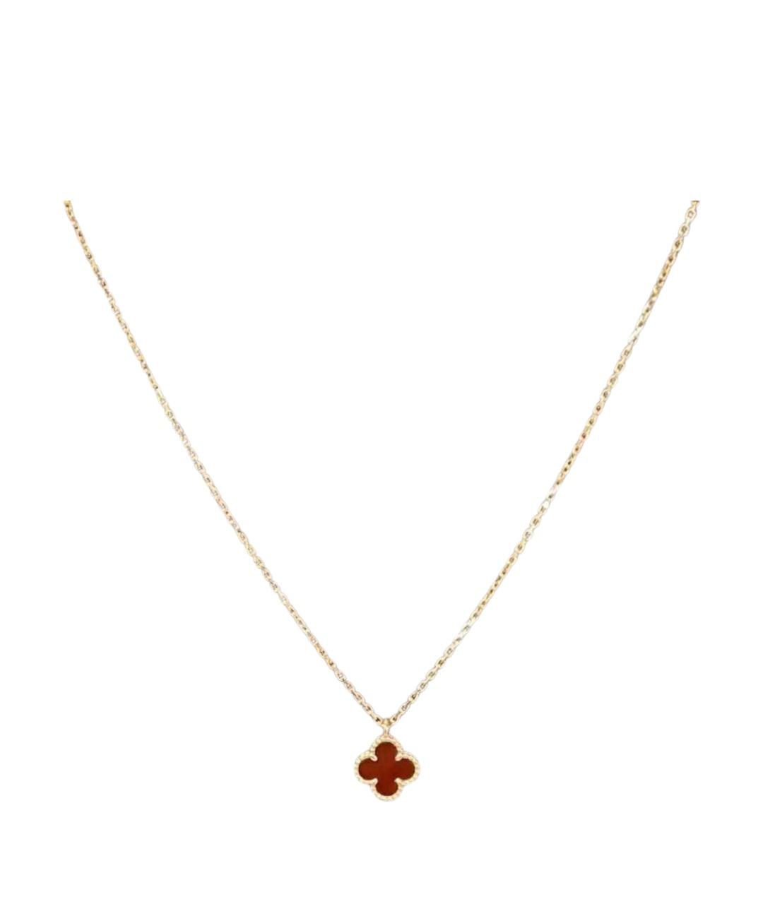 VAN CLEEF & ARPELS Красное колье из желтого золота, фото 1