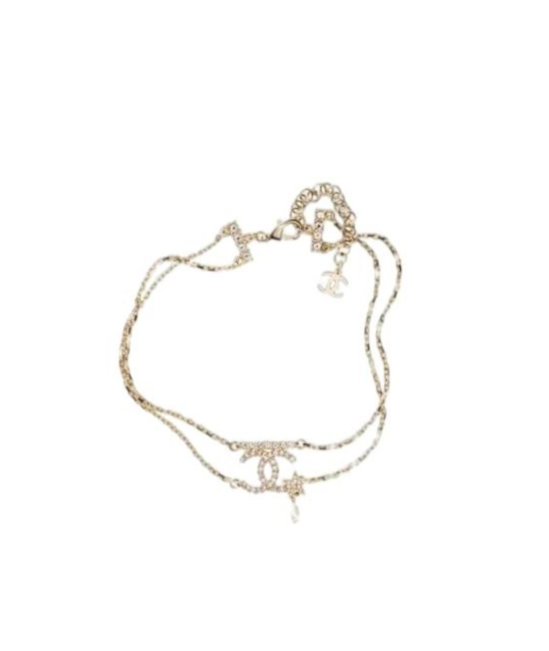 CHANEL Серебряное металлическое колье, фото 1