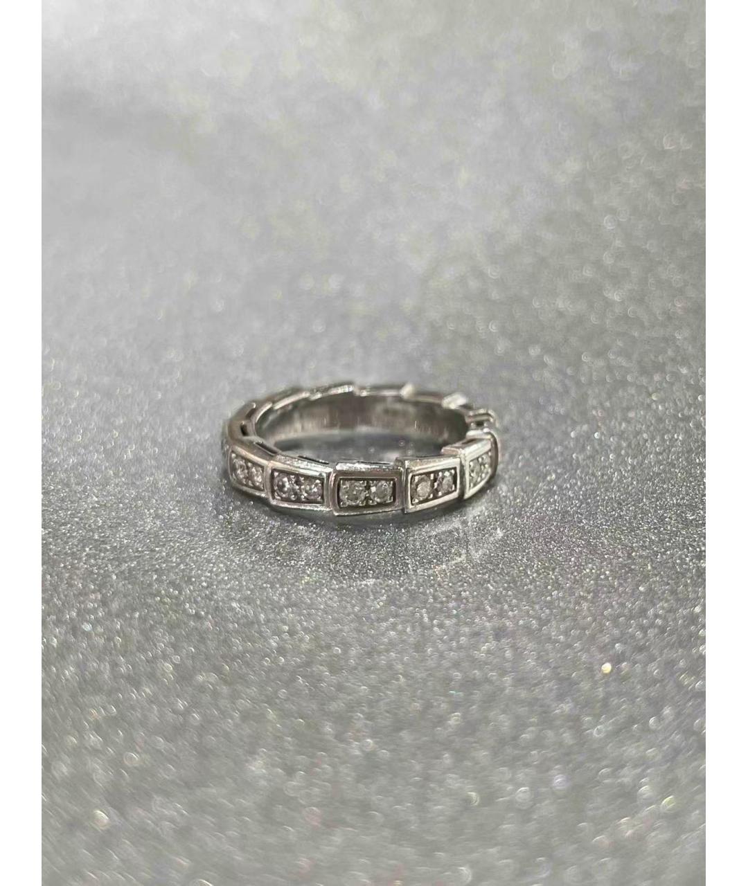 BVLGARI Серебряное кольцо из белого золота, фото 4