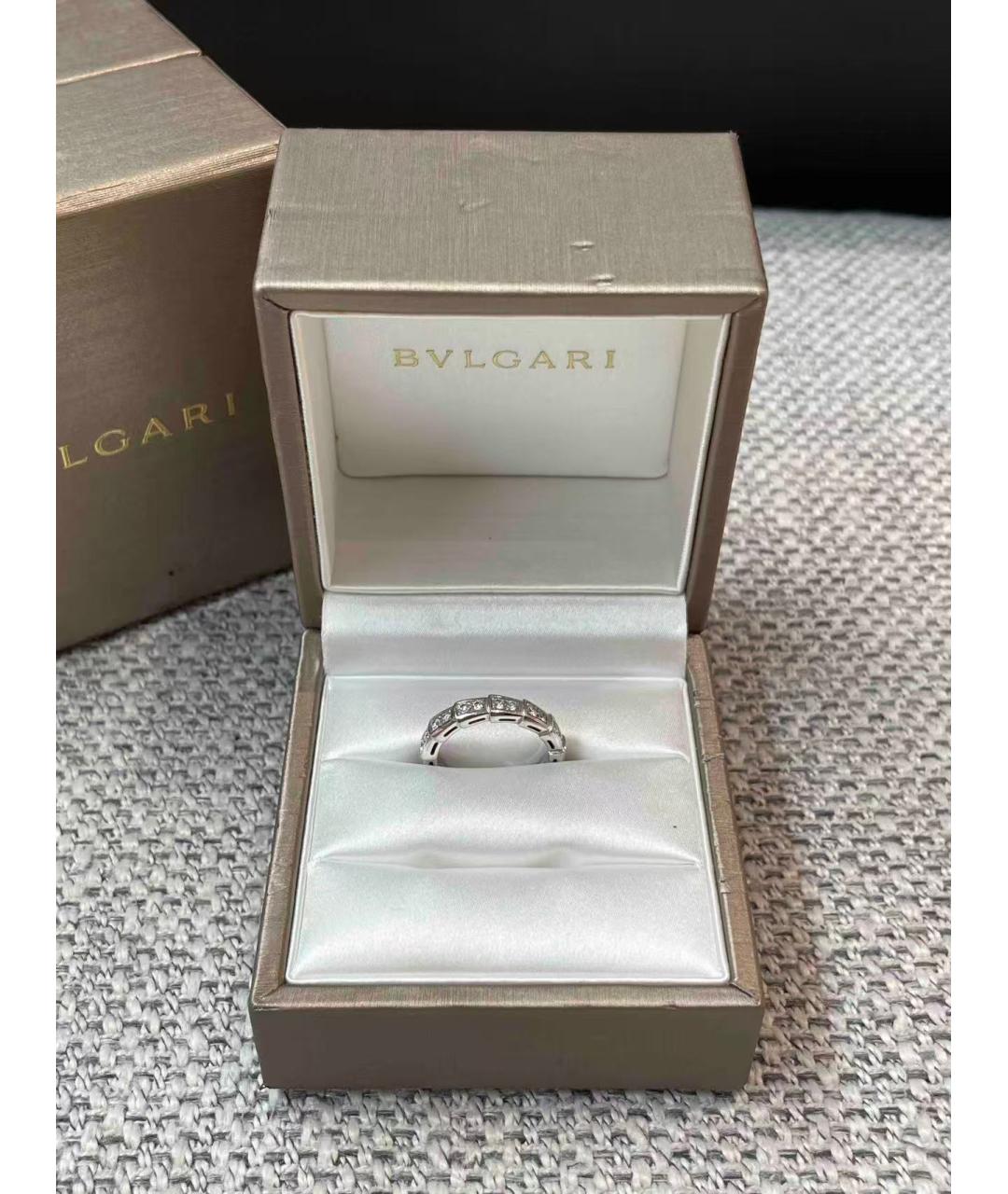 BVLGARI Серебряное кольцо из белого золота, фото 2
