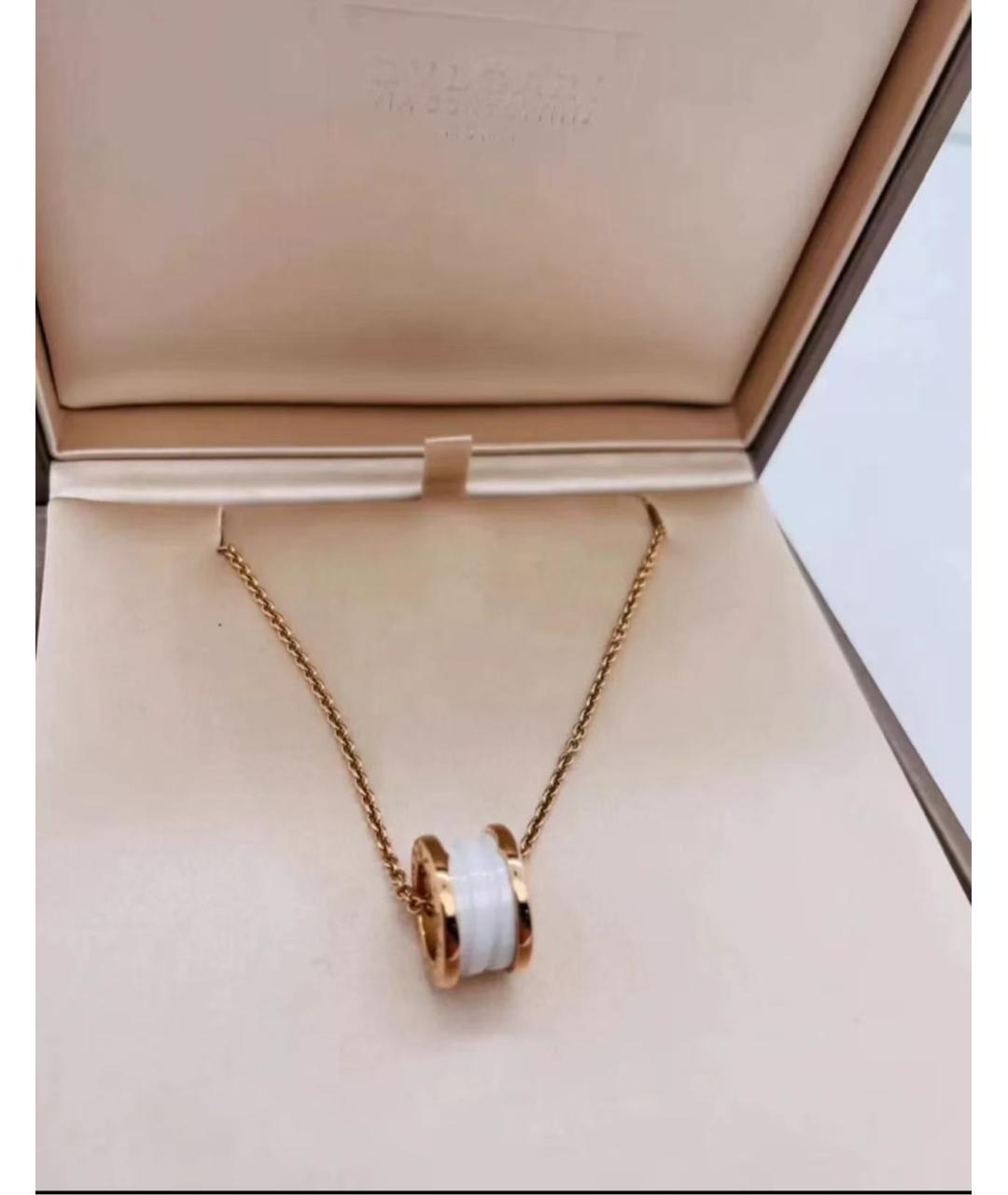 BVLGARI Золотое колье из розового золота, фото 2