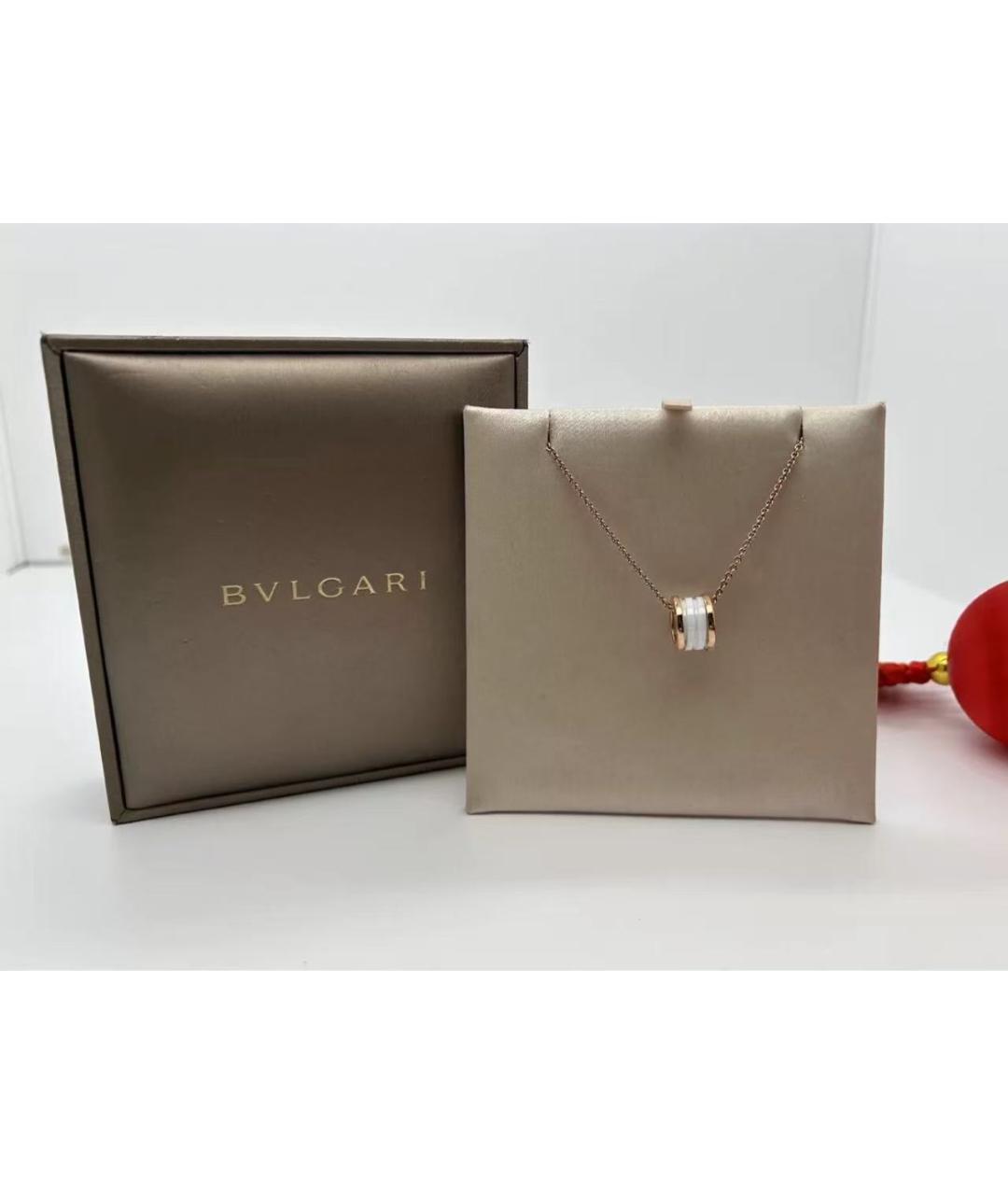 BVLGARI Золотое колье из розового золота, фото 3