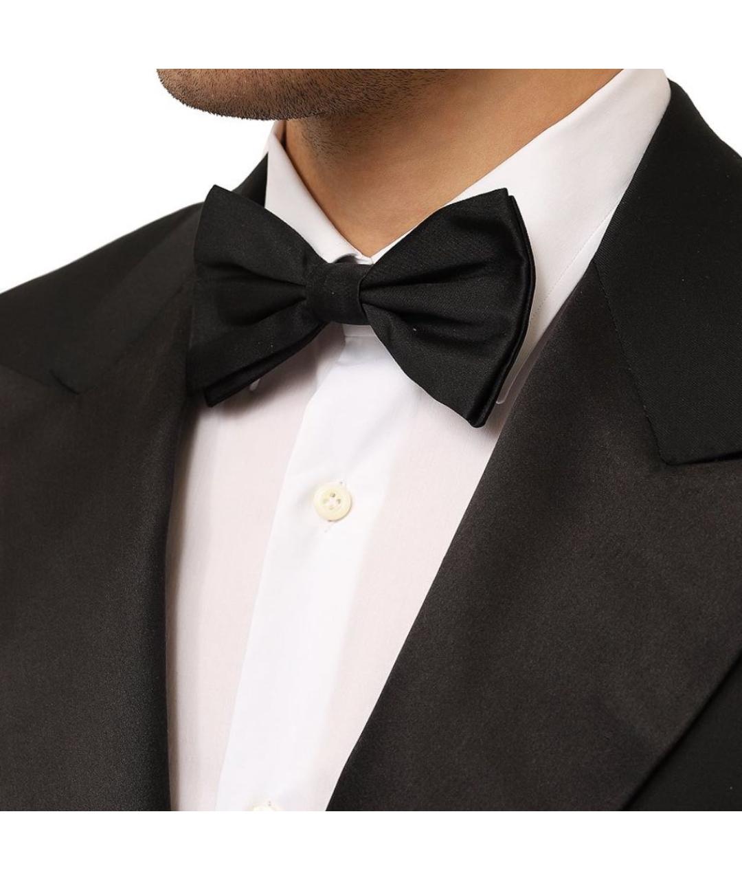 DOLCE&GABBANA Черная шелковая бабочка, фото 2